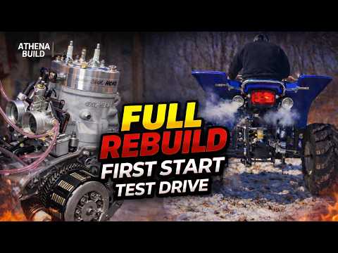 Yamaha Banshee Full Engine Rebuild + First Start | Athena Top End