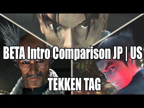Tekken TAG Arcade Beta Intro VS PS2 Differences Comparison