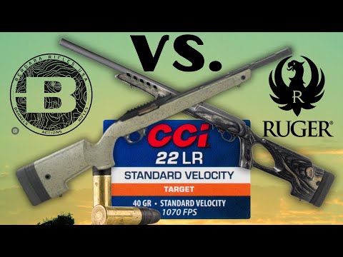 Accuracy Comparison - Ruger 10/22 VS. Bergara BXR - CCI Stardard Velocity