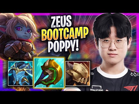 ZEUS IS A GOD WITH POPPY! - T1 Zeus Plays Poppy TOP vs Vladimir! | Bootcamp 2023