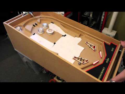 3D Pinball Space Cadet -- Testing flippers and slingshots