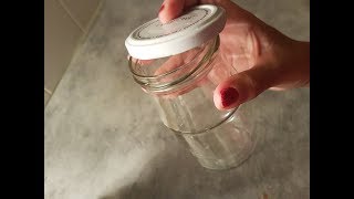 COMMENT STERILISER UN BOCAL RAPIDE