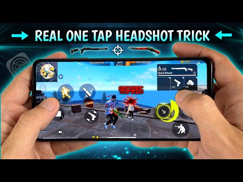 Perfect One Tap Headshot Trick 😈 [ Handcam ] M1887 + M1014 | Headshot Setting Frer Fire ~