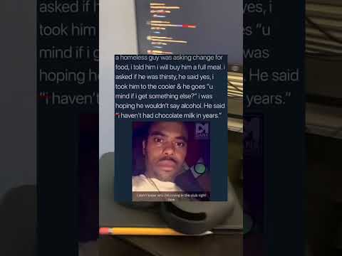 Thank you man chocolate milk