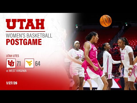 Utah: 71, West Virginia: 64 | Women's Basketball Postgame Press Conference