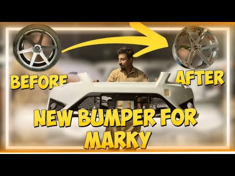 Finally Marky Bumper Received 🙌  ZEE 2.O rims repaint 😛