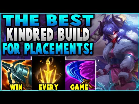 The absolute BEST Kindred Build To Win Ranked Placements in season 13! - League Of Legends