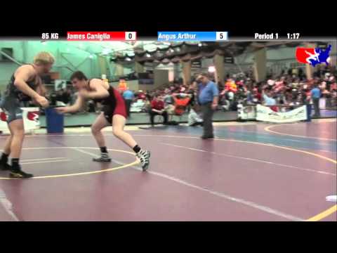 James Caniglia vs. Angus Arthur at 2013 FILA Cadet Nationals - FS