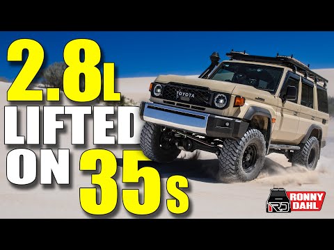 NEW 2.8l LANDCRUISER lifted with 35's, How will it handle the bigger tyres?