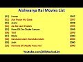 Aishwarya Rai Movies List