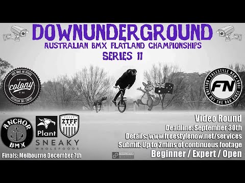 DOWNUNDERGROUND – 2019 AUSTRALIAN BMX FLATLAND CHAMPIONSHIPS – VIDEO ROUND