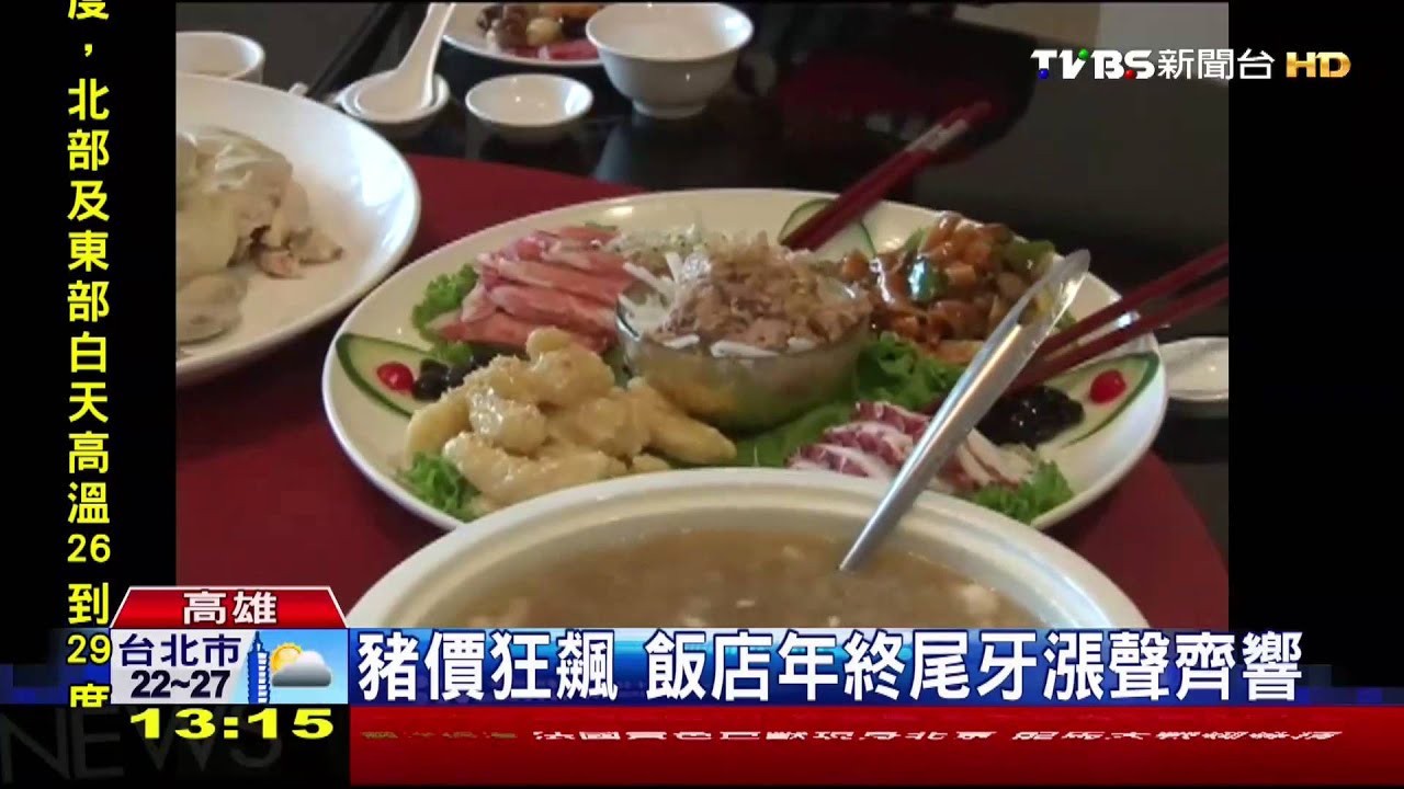 豬價狂飆　飯店年終尾牙漲聲齊響