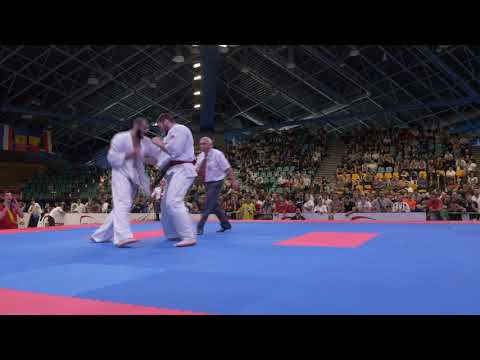 Musa Sultaev (Russia) vs Maksym Kuziaev (Ukraine) 1/4 -90 / 33rd EC IKO, Poland