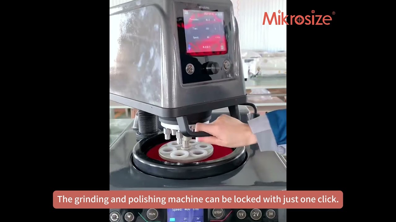 iPoli-1SC-250A Auto Metallographic Grinding Polishing Machine(Single+Central Force)