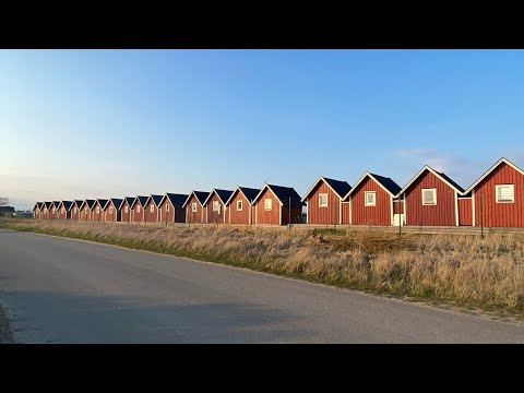 Stafsinge Beach And  Wind Turbines