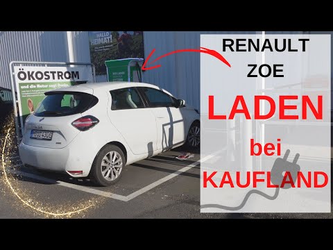 Laden bei Kaufland mit dem Renault Zoe Z.E.50 R110