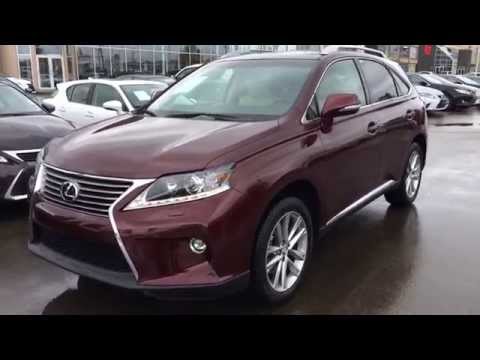 2015 Lexus RX 350 AWD Sportdesign Edition Review in Red - Westend Edmonton