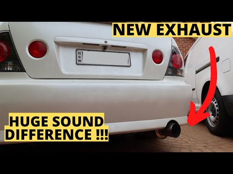 INSTALLED a VAREX EXHAUST on our 2JZ Lexus IS300 - (Varex Muffler Wire-up and SOUND TEST)