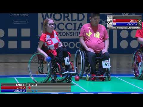 BISFed World Boccia Championships 17.08.2018. CHINA vs. CROATIA (BC4)