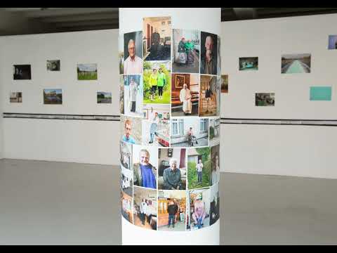 A portrait in time 2012 - 2022, visual art exhibition installation, Michael Croghan, Longford Town