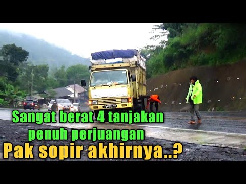 Menanti tiga tanjakan penuh perjuangan pak sopir akhirnya..?