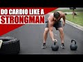 Kettlebells & Tires Strongman Cardio Routine [Cardio for WARRIORS!] | Chandler Marchman