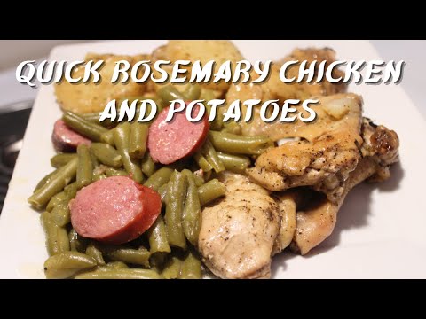 How to make Rosemary Chicken and Potatoes | Dinner Ideas