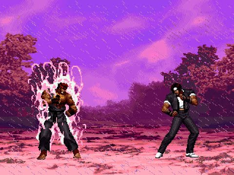 Evil Ryu vs Kusanagi