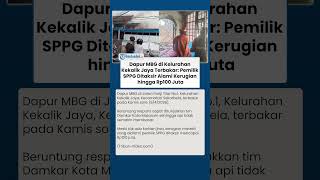 Dapur MBG di Kelurahan Kekalik Jaya Terbakar: Pemilik SPPG Ditaksir Alami Kerugian hingga Rp100 Juta