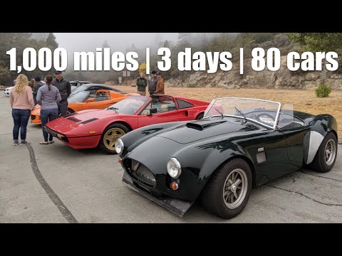 🛣 1,000 mile 3 day Porsche 911 roadtrip with the Driving While Awesome rally