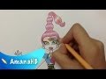 Speed Drawing of GiGi Grant from Monster High "13 ...