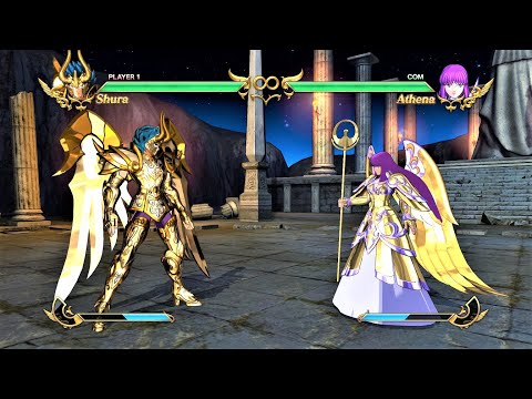 Capricorn Shura (God Cloth) vs Athena (Hardest AI) - Saint Seiya: Soldiers' Soul