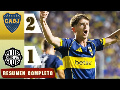 Boca Juniors vs Olimpia 2-1 Resumen Y Goles COMPLETO 🔥 Amistoso 2026 HD