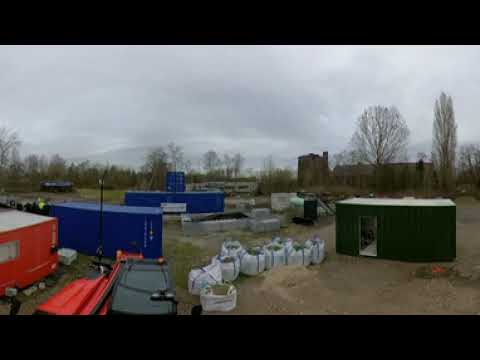 German rescue robotic center captured by the invisible 360° UAV