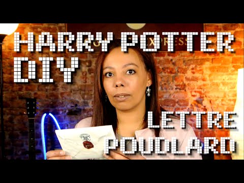 DIY - LETTRE D'ADMISSION A POUDLARD - Toi-Même Tu Fais ! (à télécharger dans la description)