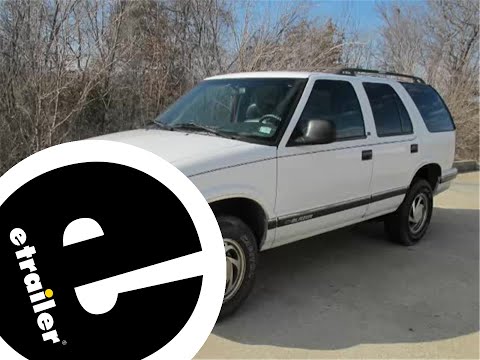 etrailer | DIY Install: Curt Trailer Hitch Receiver on your 1996 Chevrolet Blazer