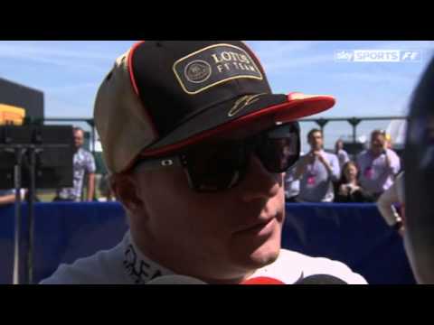 British GP interview to Kimi after race - 30/06/2013