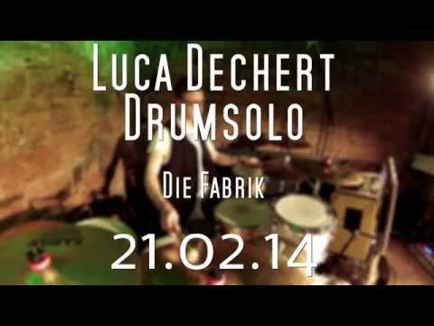 Drumsolo by Luca Dechert (Gernot Dechert Double Bass @ Die Fabrik)