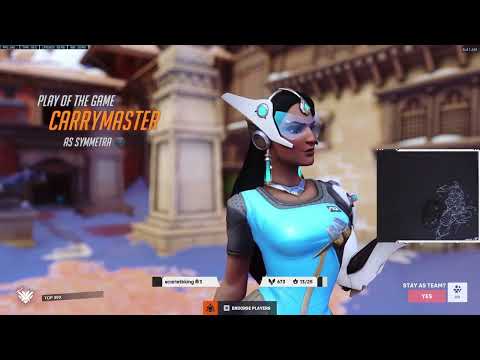 POTG! GALE SYMMETRA GAMEPLAY OVERWATCH 2 SEASON 6 TOP 500