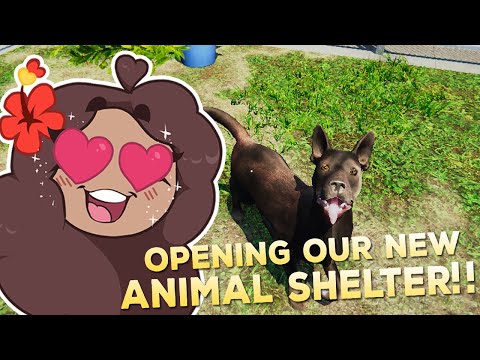 Our ANIMAL RESCUE SHELTER is OPEN!! 🐶🩹 Animal Shelter Simulator • #1