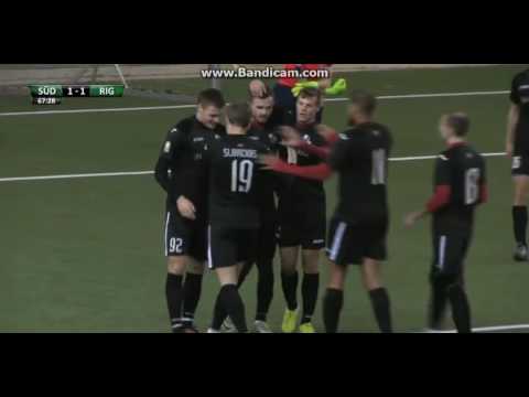 Altiparmakovski Goal Suduva-Riga 2-1