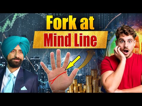 Fork at Mind Line | Learn with Dikki sir | Dikki Palmistry | Signs in Hand