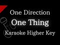 【Karaoke Instrumental】One Thing / One Direction【Higher Key】