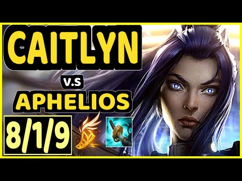 OMOK KING (CAITLYN) vs APHELIOS - 8/1/9 KDA BOTTOM ADC GAMEPLAY - NA Ranked DIAMOND