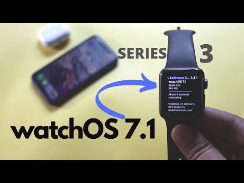 WatchOS 7.1 Update on Apple Watch Series 3 ! ⌚