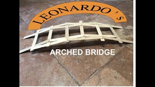 No Glue, No Nails - Leonardo's Bridge Holds Itself