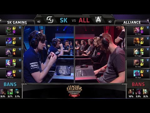 Alliance vs SK Gaming | Game 4 Semi Finals EU LCS Summer 2014 Playoffs ALL vs SK S4 Worlds Regionals