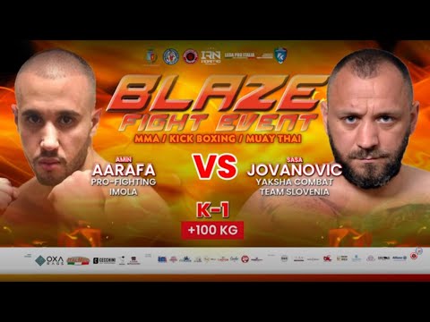 K-1 - Amin Aarafa (Pro-fighting Imola) vs Sasa Jovanovic (Yaksha Combat Team Slovenia)