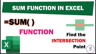 #8 - Get the intersection point in Excel - SUM Function