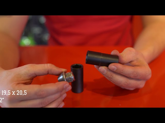 Video Teaser für KS TOOLS 515.0895 1/2" Spezial-Alu-Felgen-Kraft-Stecknuss-Satz für Ford, 2-tlg